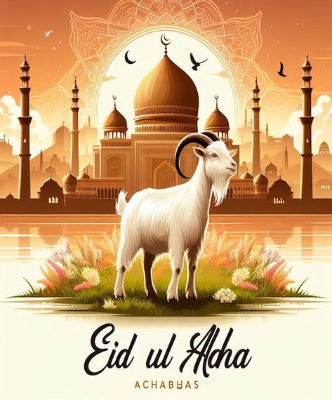 بطاقة تهنئة جاهزة لعيد الأضحى