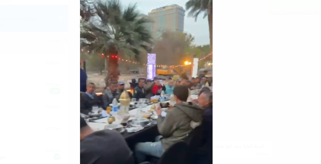 السنة الجاية مصر كلها هتعيد في الجنينه.. محمد كامل رئيس شركة حدائق يحتفل مع عمال وموظفي حديقة حيوان الجيزة بالعيد| فيديو