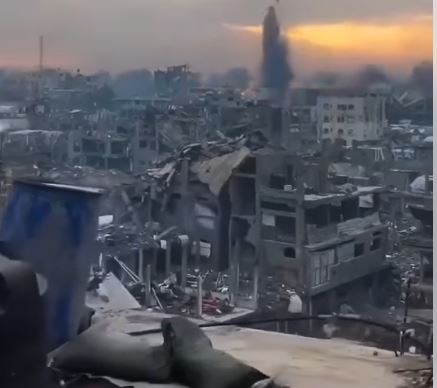 فيديو لقصف الجيش الإسرائيلي لغزة يثير الرعب في نفوس السوشيال ميديا