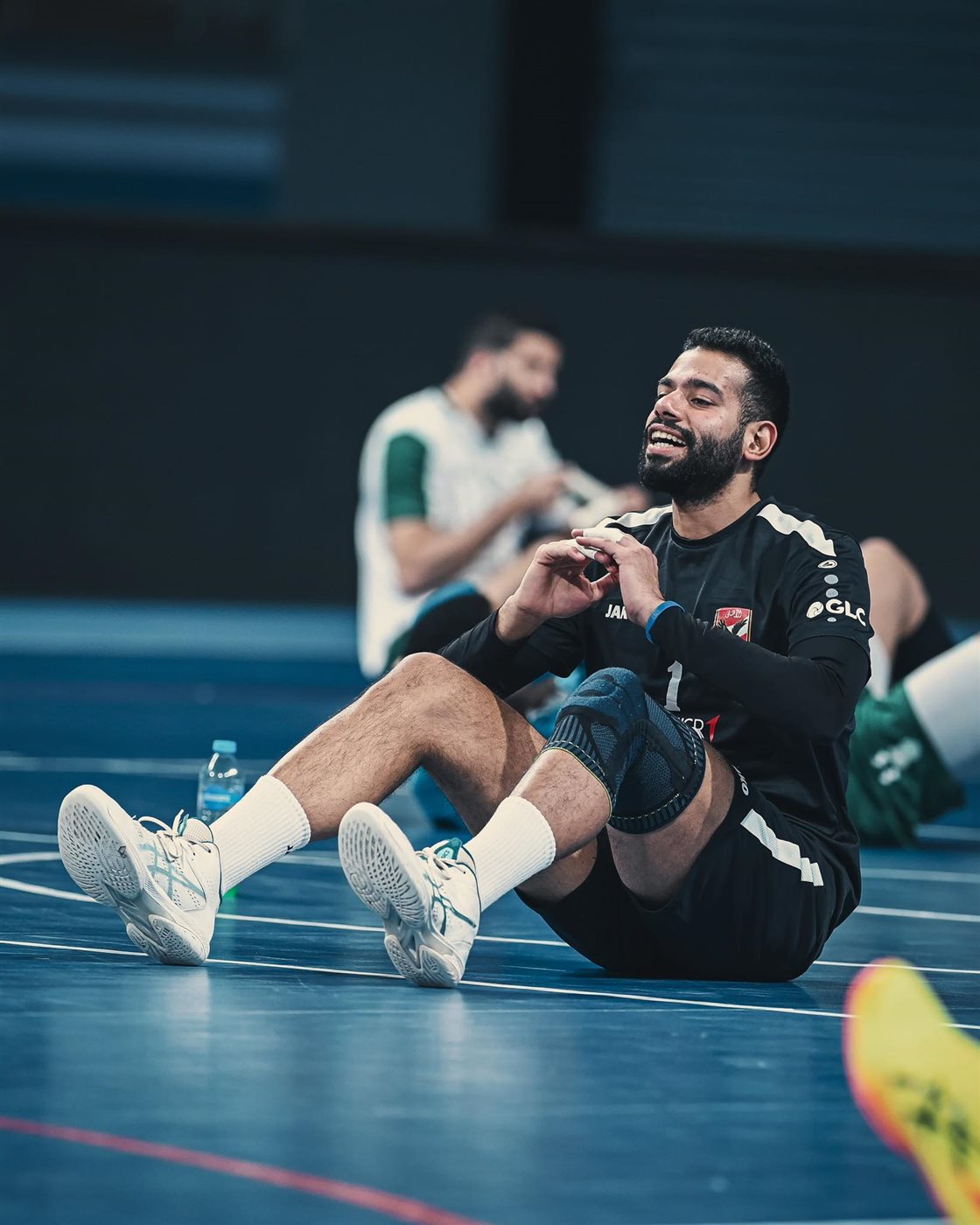 من مباراة طائرة الأهلي والاتحاد السكندري