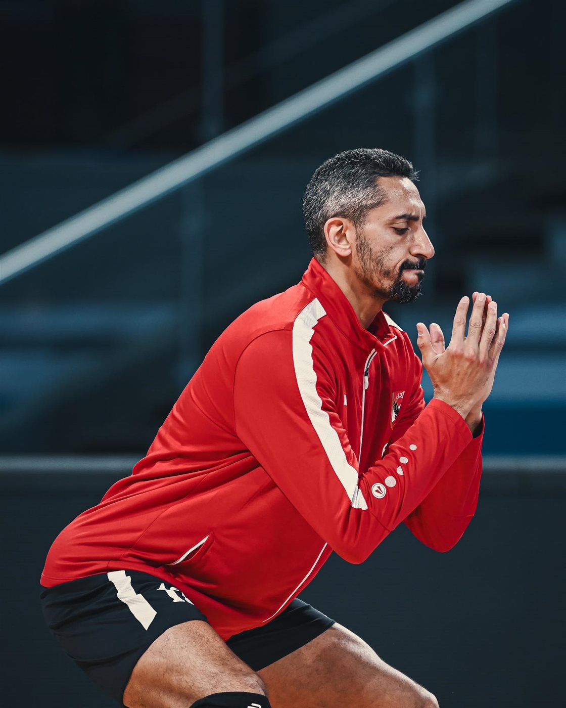 من مباراة طائرة الأهلي والاتحاد السكندري