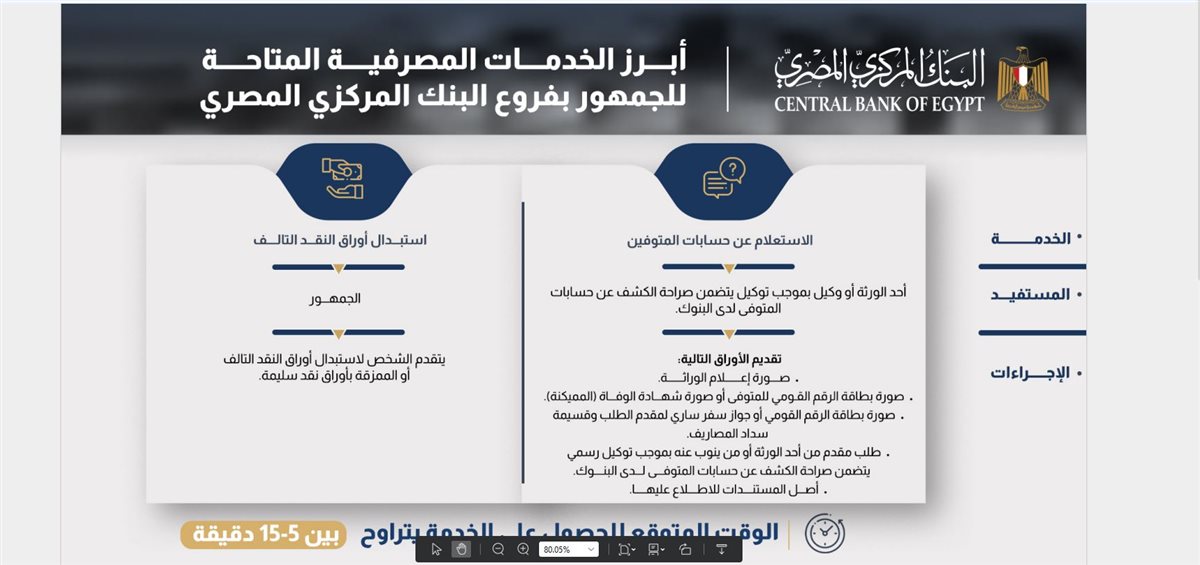 البنك المركزي المصري