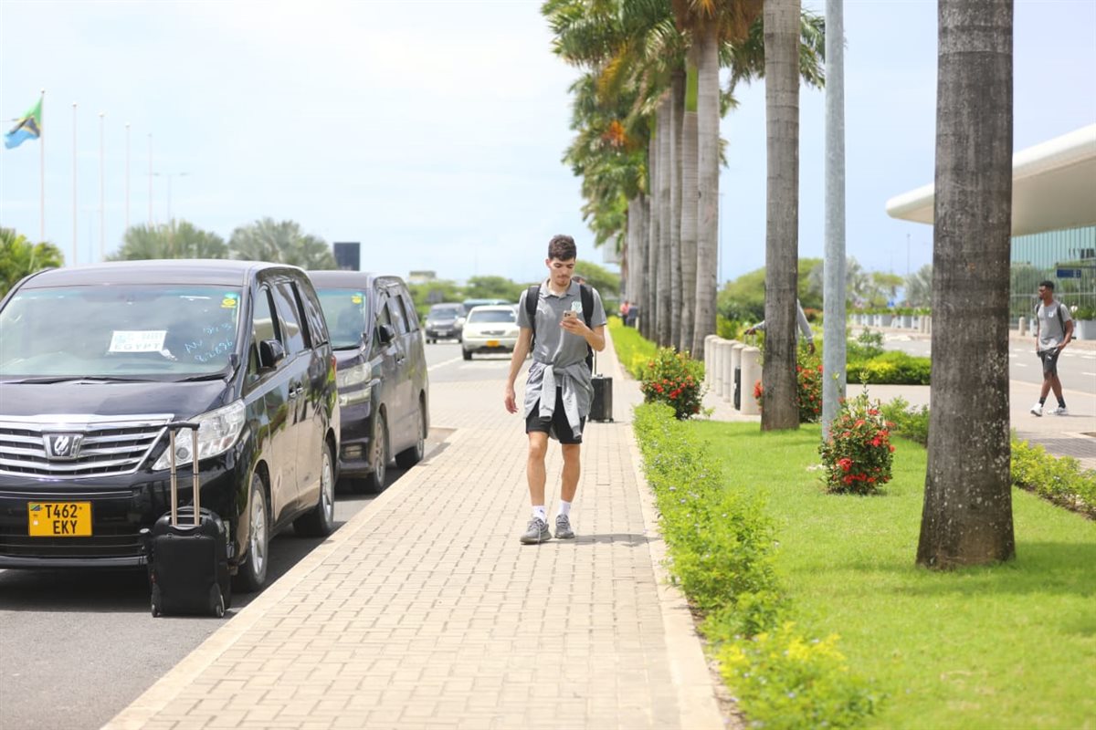 بعثة المصري تصل إلى العاصمة التنزانية لملاقاة سيمبا 