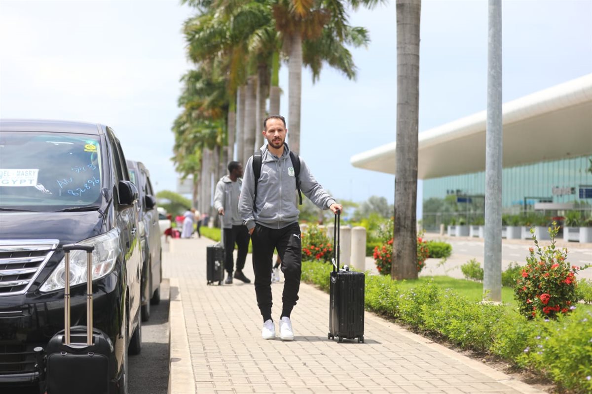 بعثة المصري تصل إلى العاصمة التنزانية لملاقاة سيمبا 