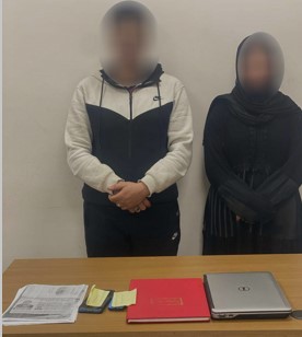 المتهمين والمضبوطات