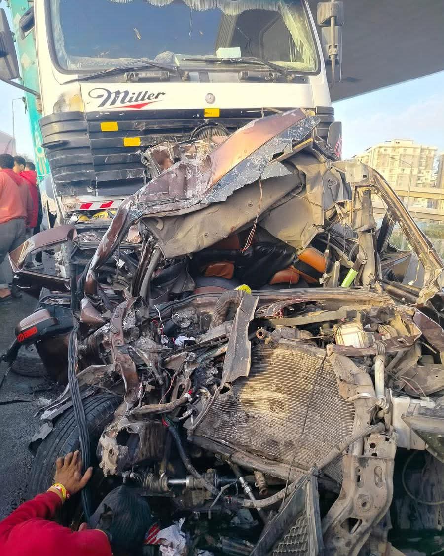 جانب من الحادث 