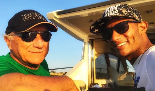  ميشيل أحد  والفنان محمد رمضان 