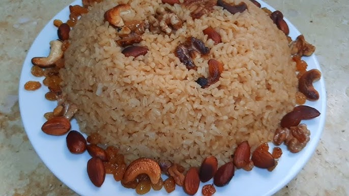 طريقة عمل الأرز المكرمل