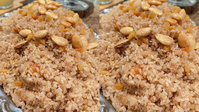 مقادير عمل الأرز المكرمل