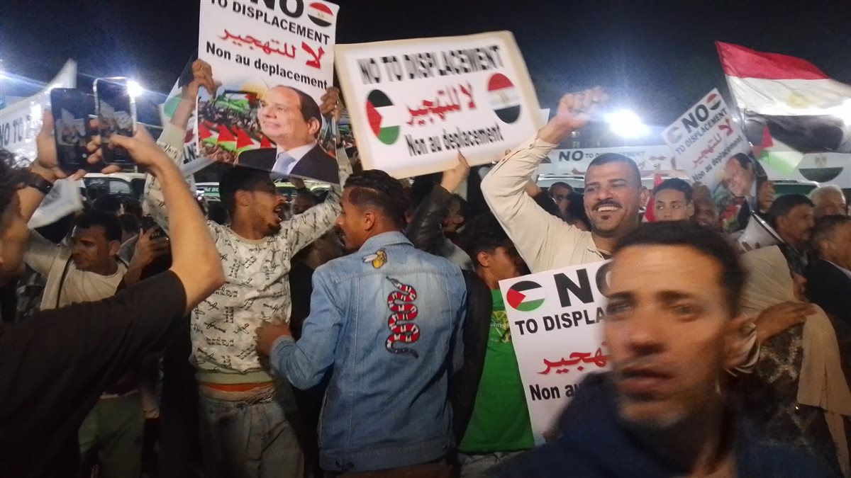 جانب من المسيرات 