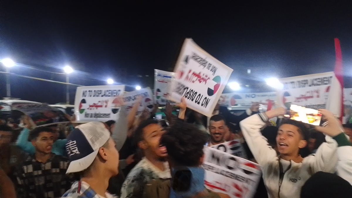 جانب من المسيرات 