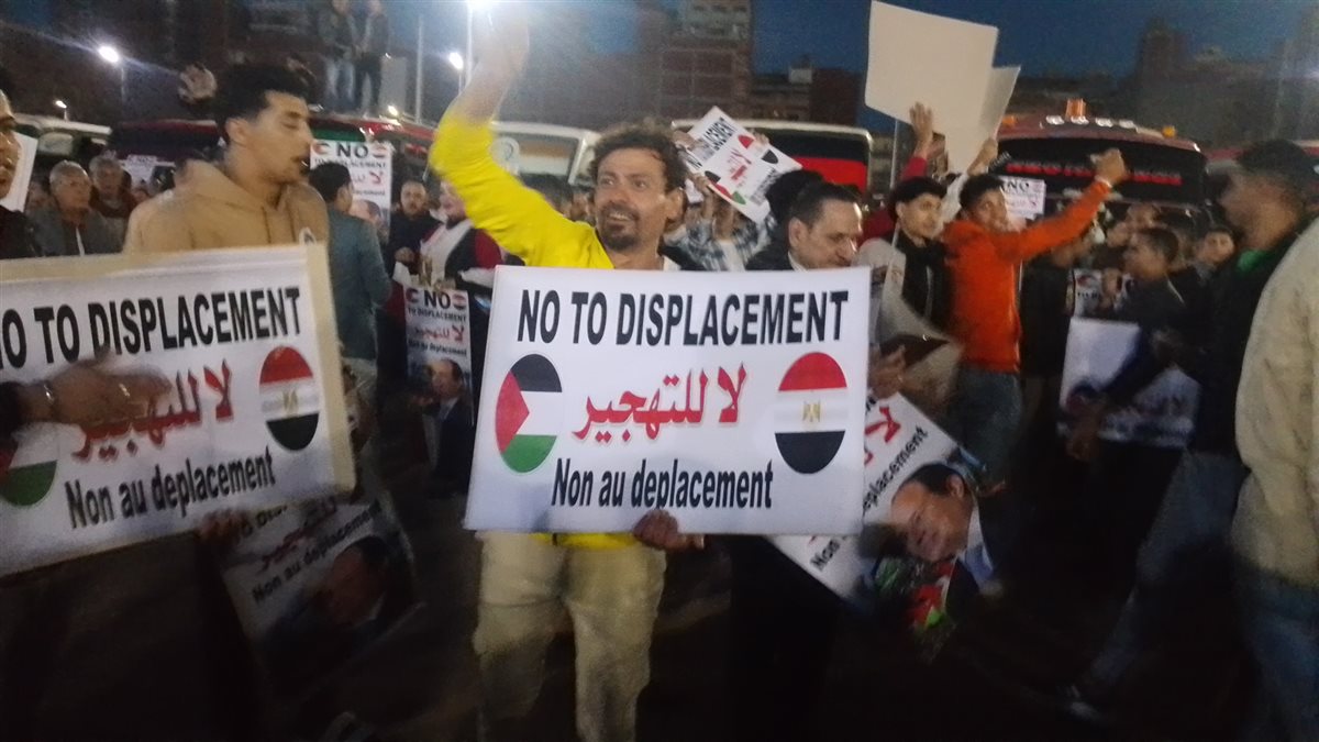 جانب من المسيرات 