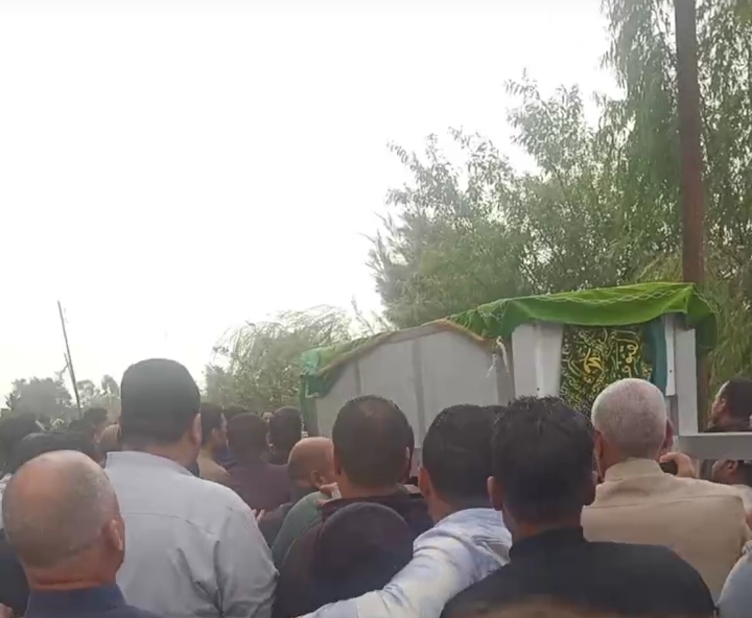 المئات يشيعون جثمان ضحية زوجها بالبحيرة 