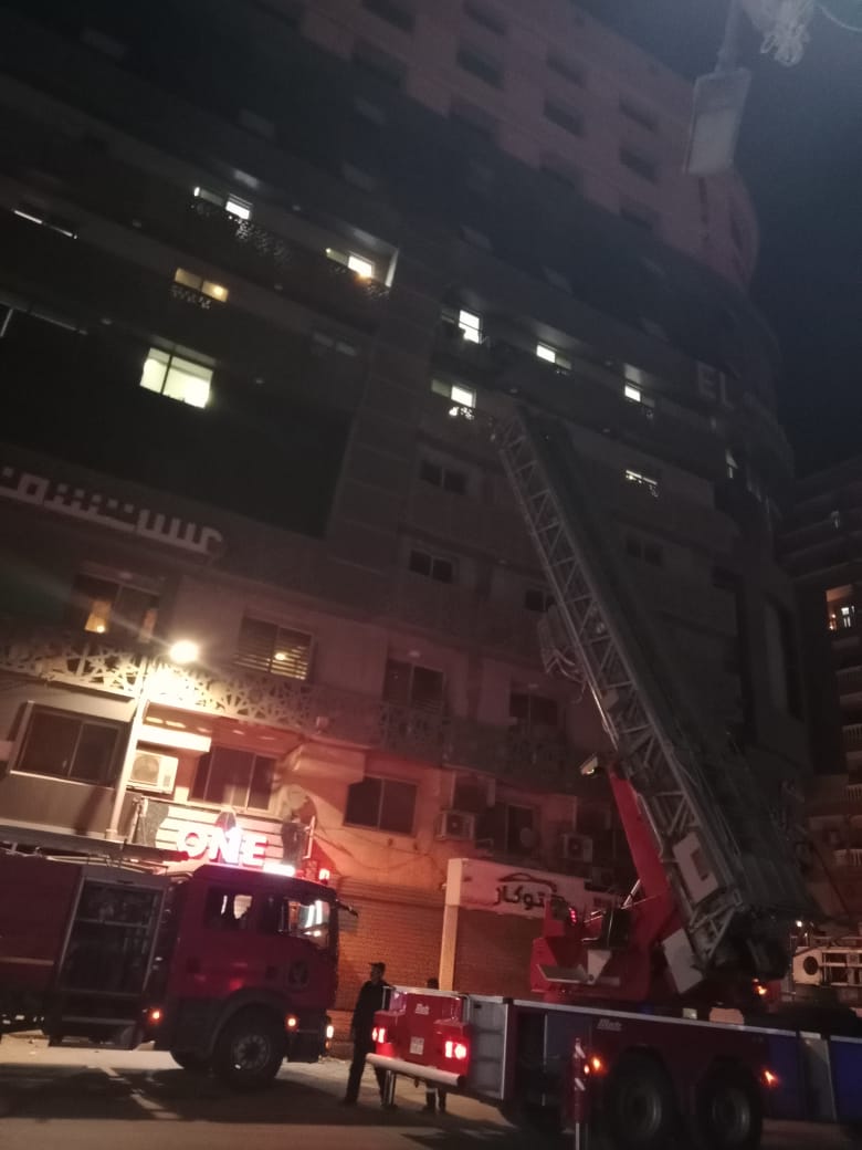 الحماية المدنية تسيطر على حريق بمستشفى السلامة وسط المنيا