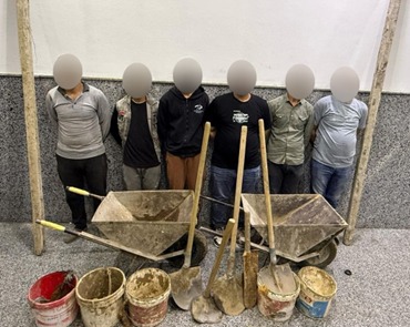 المتهمين والمضبوطات&nbsp;