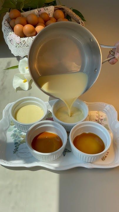 طريقة عمل الكريم كراميل بدون فرن