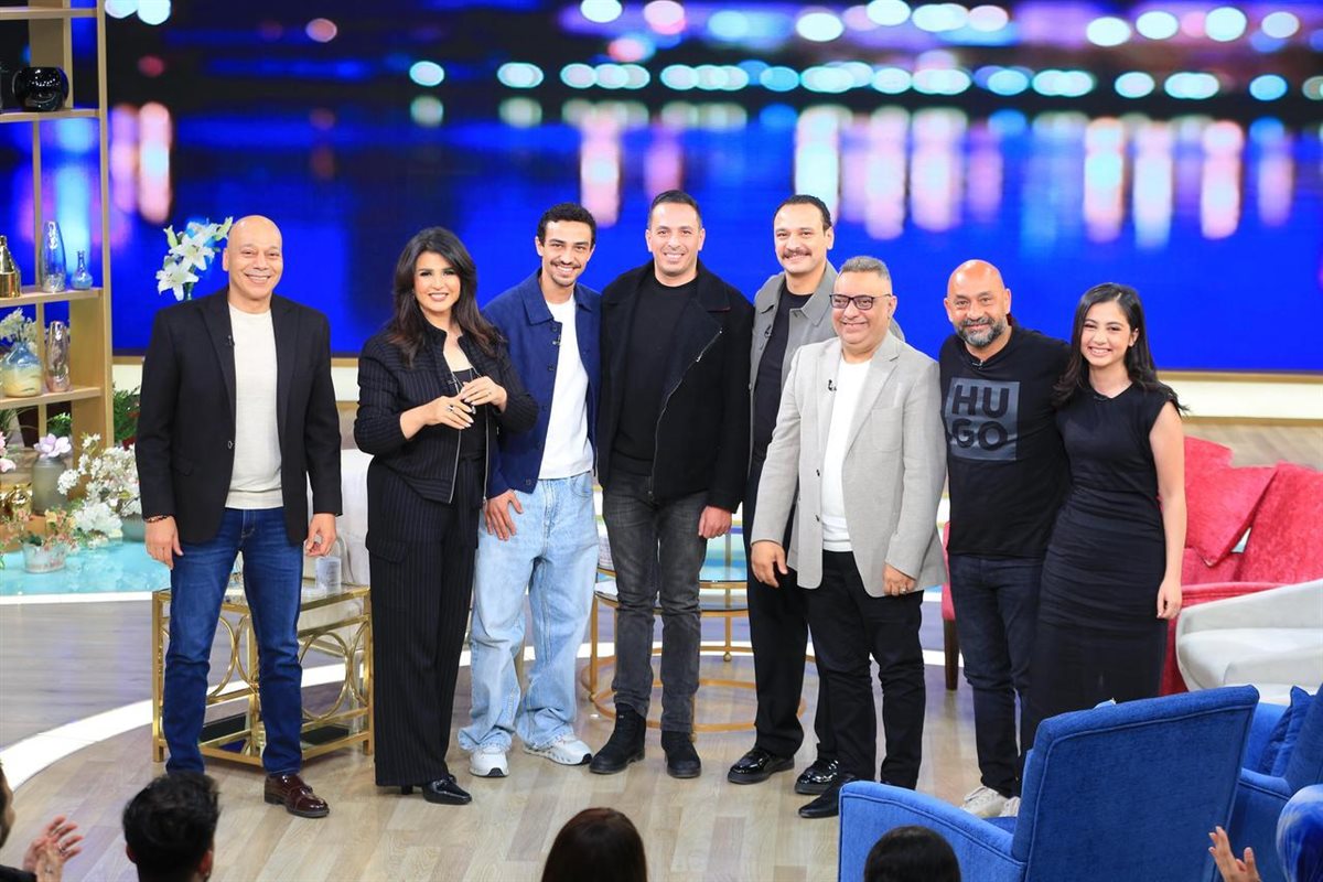  أبطال مسلسل قهوة المحطة في ضيافة منى الشاذلي