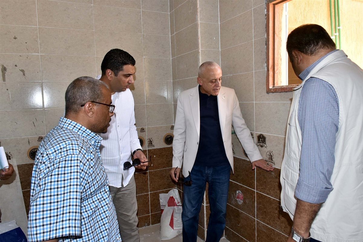 محافظ الأقصر وافتتاح مشروعات بالطود