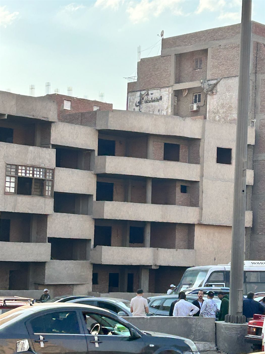 حادث تصادم يتسبب في تكدس مروري أعلى الطريق الدائري