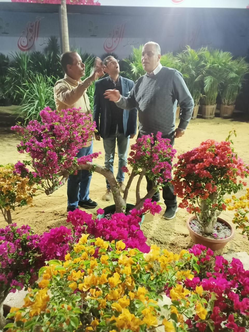 الاستعدادات النهائية لانطلاق معرض زهور الربيع 
