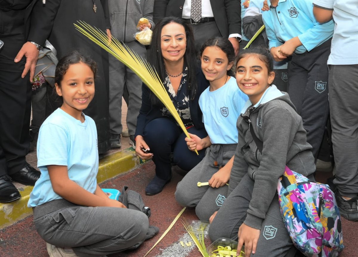  حفل تخرج طالبات مرحلة رياض الأطفال بمدرسة كلية رمسيس للبنات