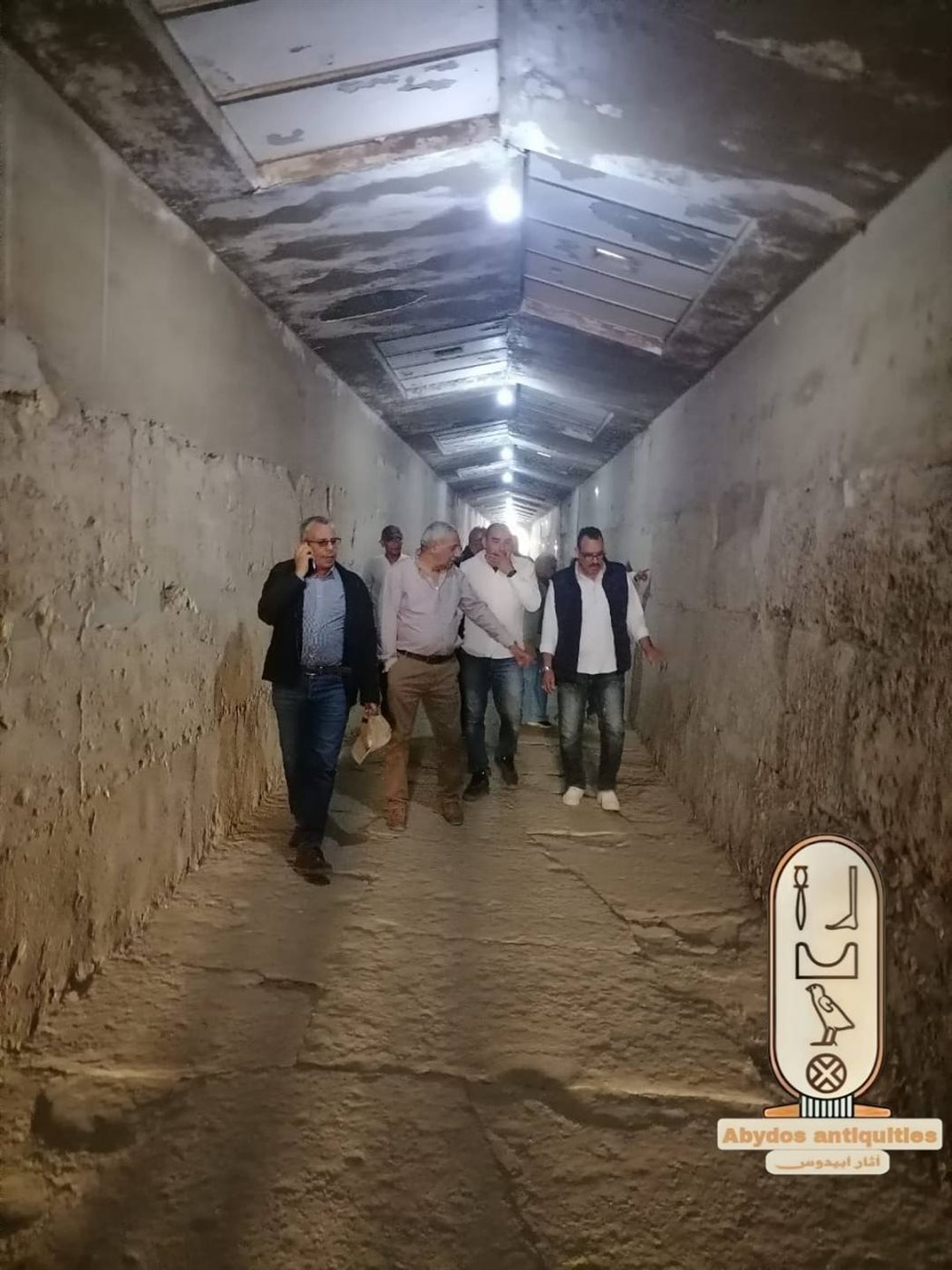 لجنة من الأعلى للآثار تتفقد منطقة آثار أبيدوس لرفع كفاءة الخدمات