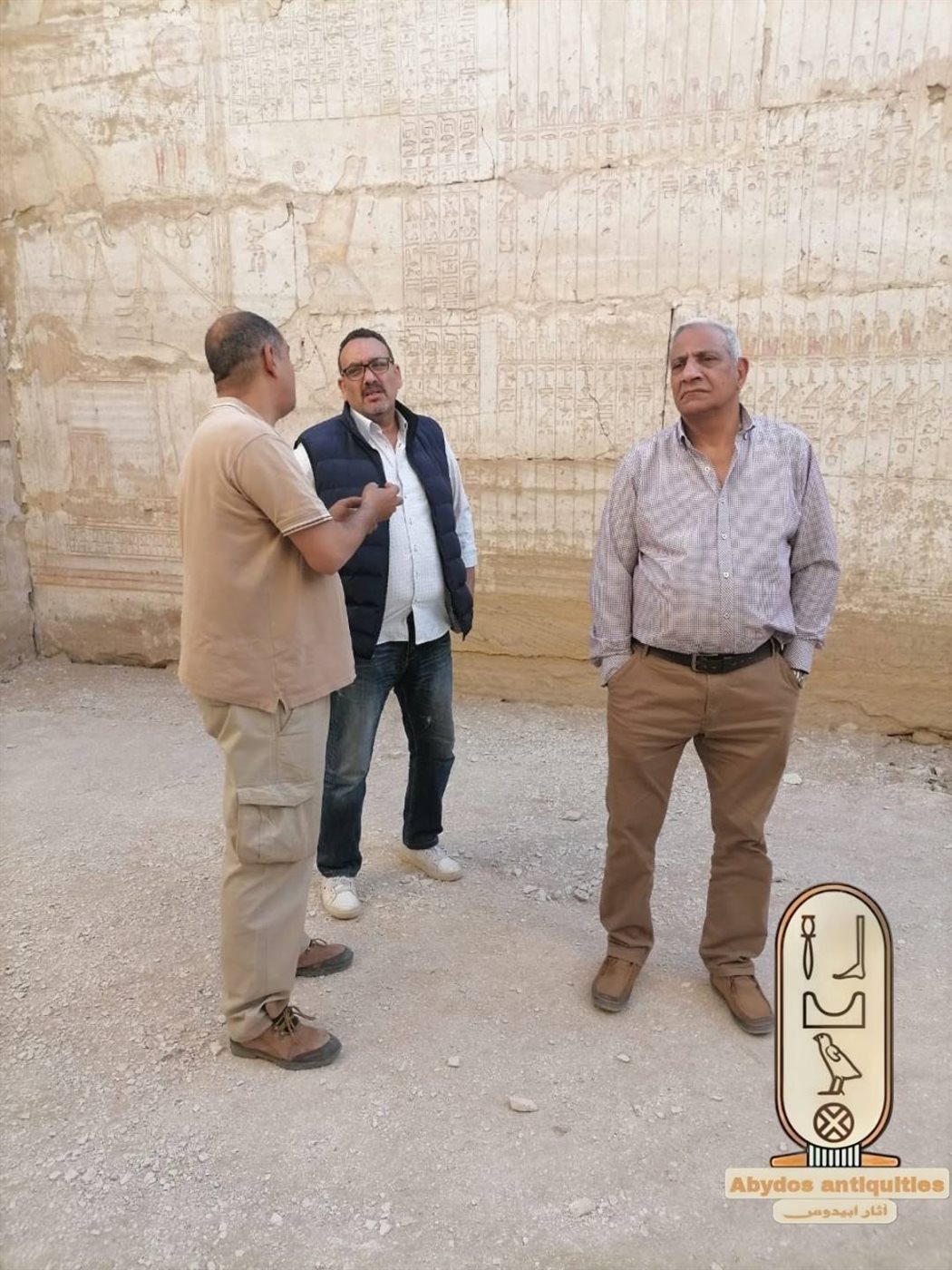 لجنة من الأعلى للآثار تتفقد منطقة آثار أبيدوس لرفع كفاءة الخدمات