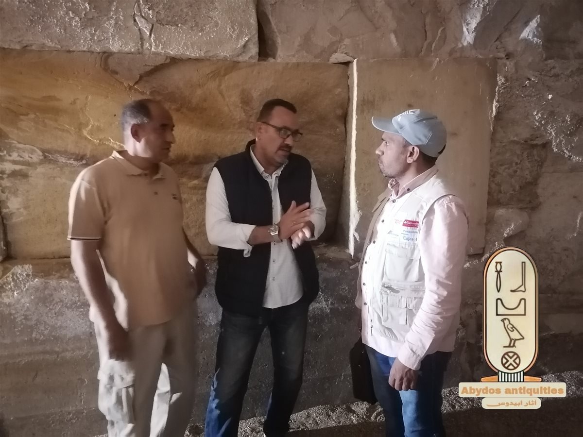 لجنة من الأعلى للآثار تتفقد منطقة آثار أبيدوس لرفع كفاءة الخدمات