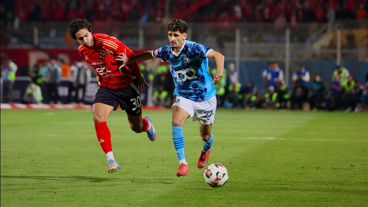 جانب من مباراة سابقة للأهلي وبيراميدز