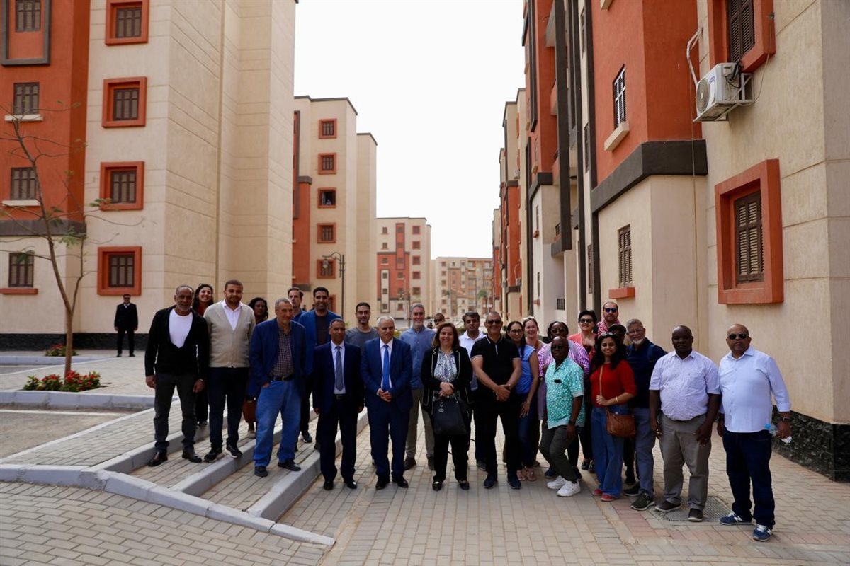 جانب من زيارة وفود 10 بنوك مركزية