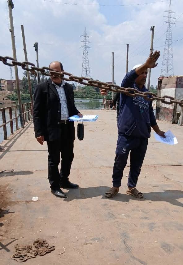 إيقاف عمل معدية ناصور بين المنوفية والبحيرة لحين تقنين أوضاعها