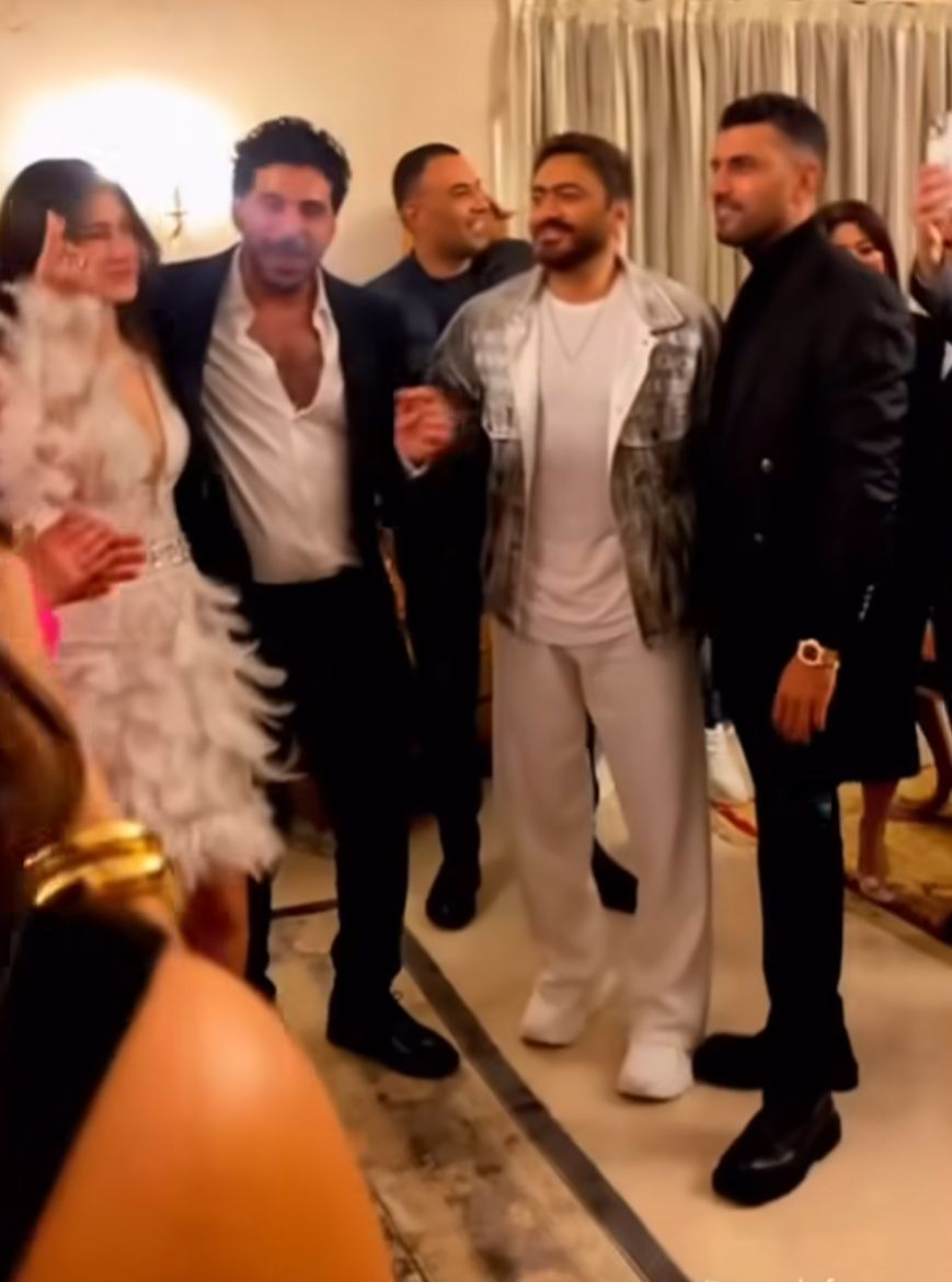 تامر حسني والمخرج محمد سامي يحضران حفل خطوبة المونتير عمرو عاكف