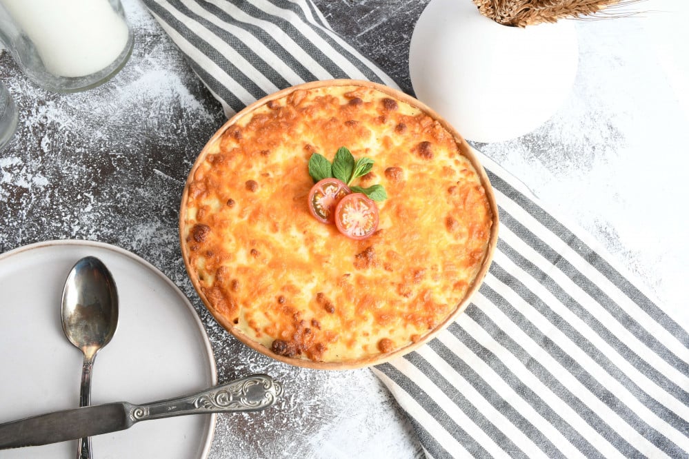 طريقة عمل مكرونة بالبشاميل سهلة بدون لحمة