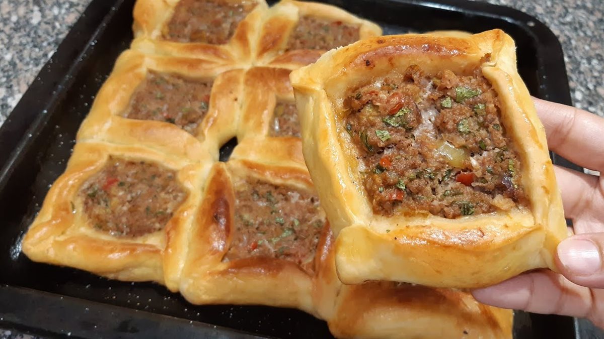 مقادير عمل فطائر اللحمة