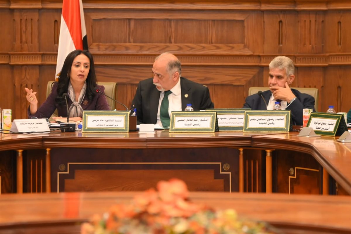 جانب من مشاركة وزيرة التضامن 