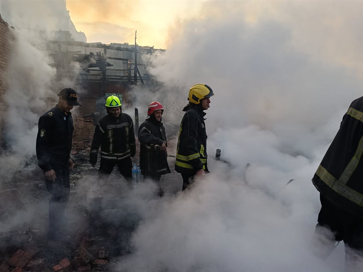 حريق الشرابية