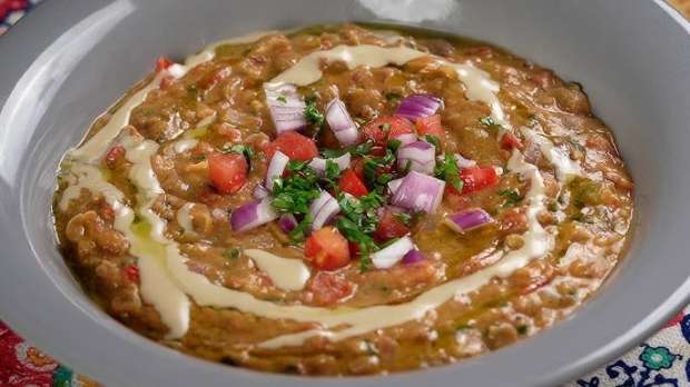 طريقة عمل الفول المدمس في البيت