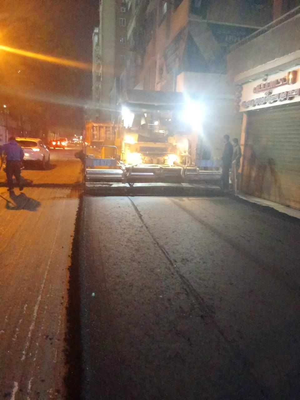 رفع كفاءة شارع نهضة مصر