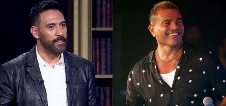 عمرو دياب وعمرو مصطفى