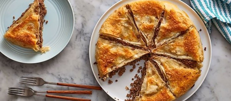 طريقة تحضير الرقاق باللحمة المفرومة