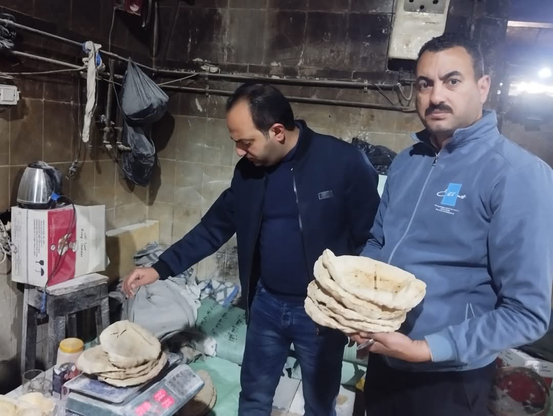 حملة تموينية علي مخابز دسوق