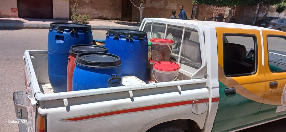 ضبط اسماك فاسدة بالأقصر