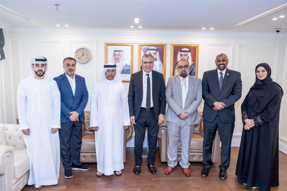 عمرو الليثي رئيس إتحاد إذاعات وتلفزيونات منظمة التعاون الإسلامي  يتفقد ستوديوهات التلفزيون وإذاعتي زايد والفجيرة  