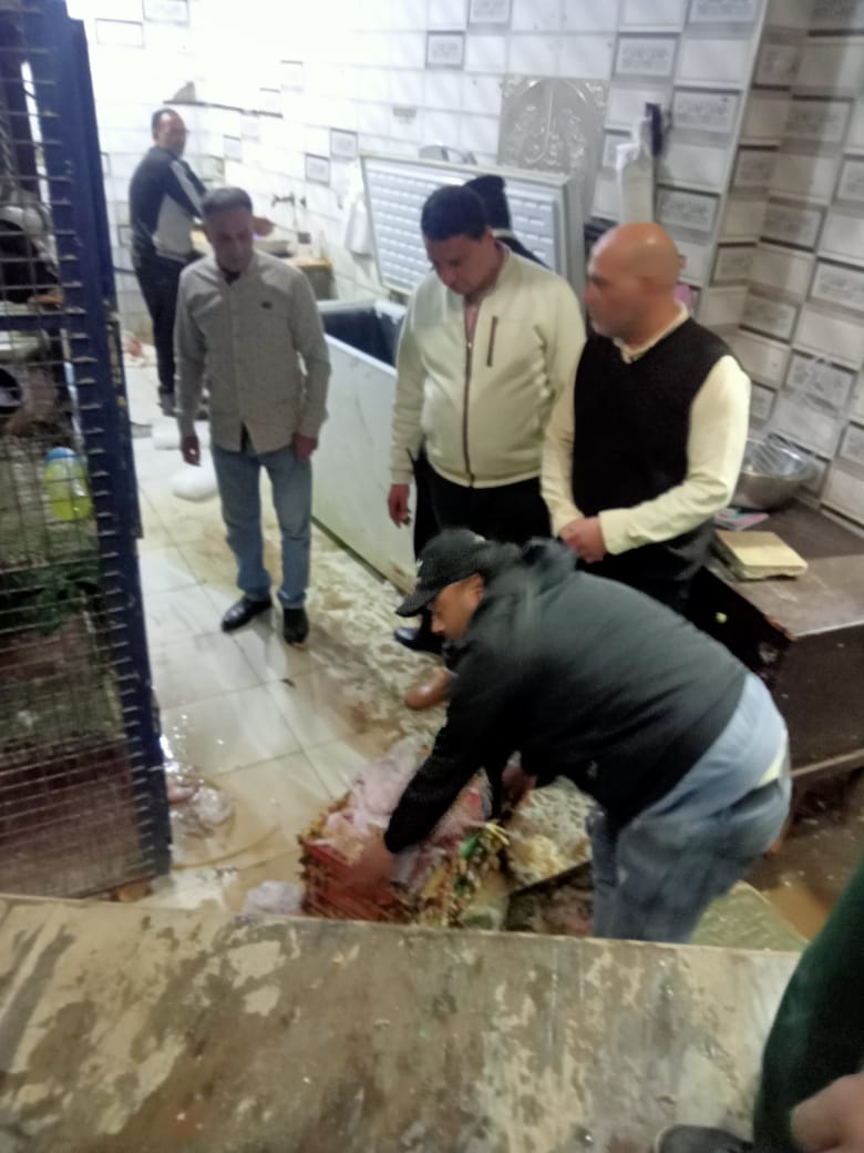 ضبط كميات كبيرة من الدواجن الغير صالحة للاستهلاك الآدمي بالمنوفية