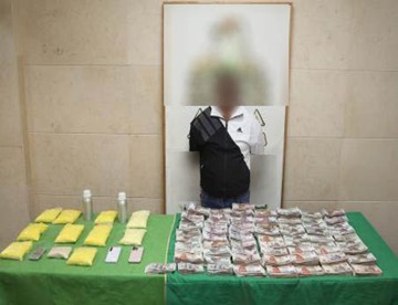 المتهمين والمضبوطات 