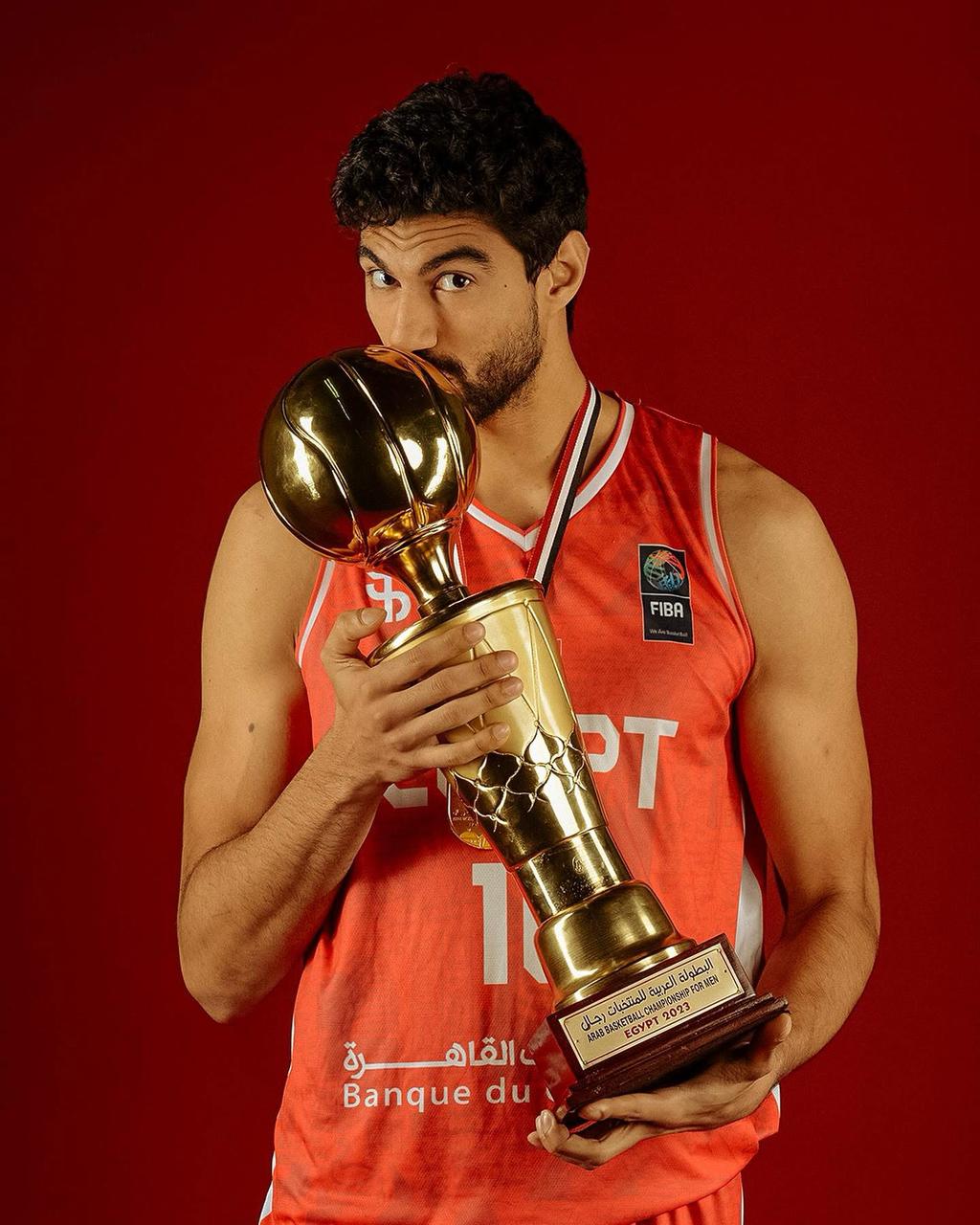 أنس أسامة قائد منتخب مصر لكرة السلة
