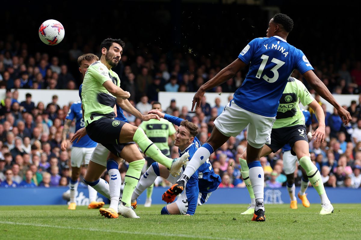 صورة أرشيفيىة من مباراة مانشستر سيتي وإيفرتون