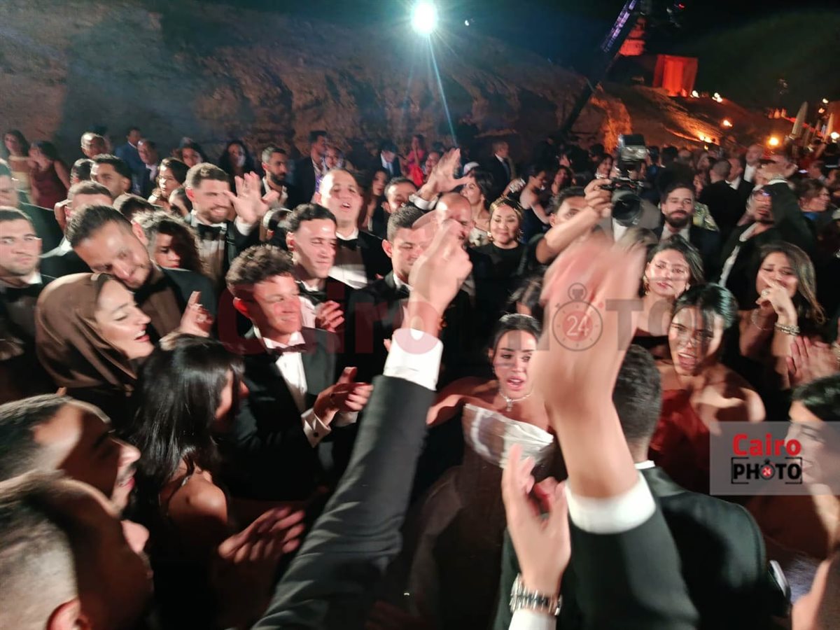 حضور أحمد أبو هشمية ورقص أحمد داش.. لقطات من حفل زفاف كريم داش وهايدي الخولي