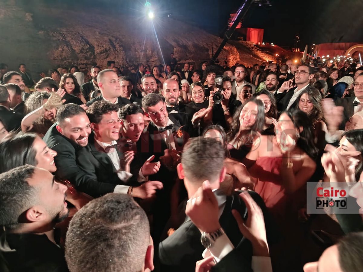حضور أحمد أبو هشمية ورقص أحمد داش.. لقطات من حفل زفاف كريم داش وهايدي الخولي