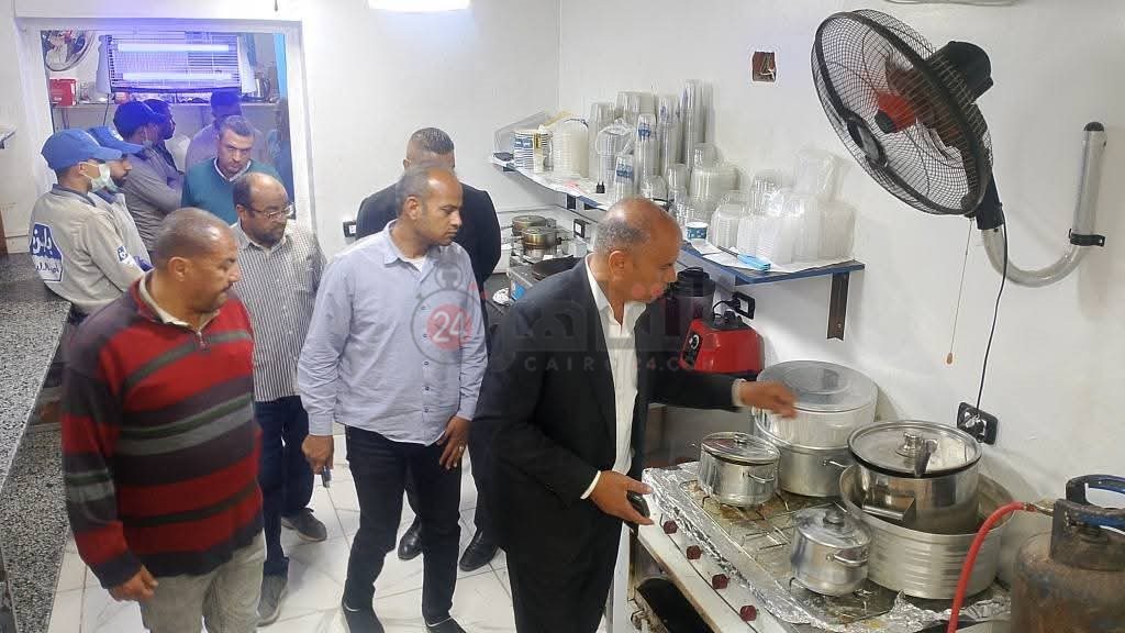 غلق محالات بـ اللبن في المنيا 